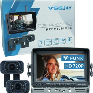 VSG24 7" Funk-Rückfahrsystem PRO HD für Wohnmobil & Auto