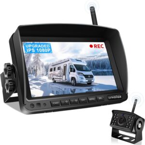 URVOLAX Rückfahrkamera kabellos 7 Zoll – IP69K HD Nachtsicht