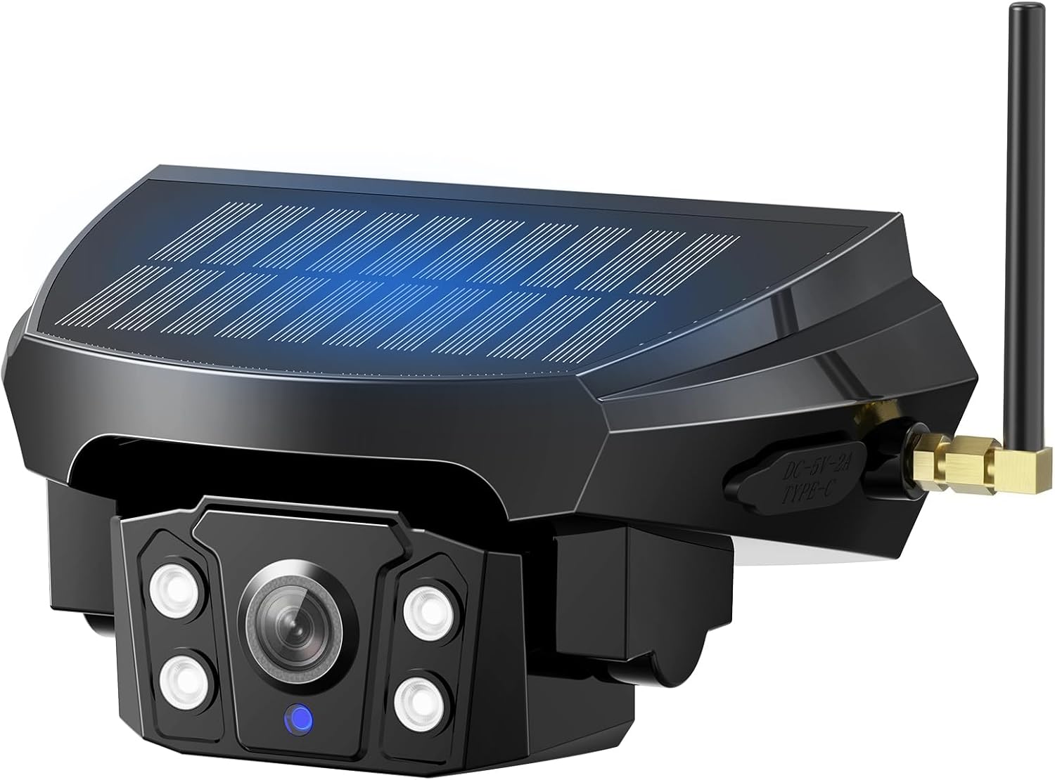 Kabellose 7" Solar-Rückfahrkamera mit Magnetfuß