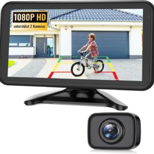 AUTO-VOX W12 Funk-Rückfahrkamera 1080P 5" Nachrüstset