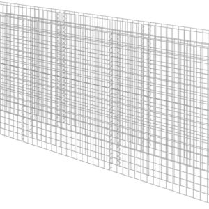 Gabionenhochbeet 270x50x100 cm | Verzinkter Stahl