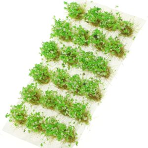SEWACC Miniatur-Kunstrasen 24 Stk. für Modellbau & DIY-Projekte