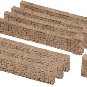 NOCH Gartenmauer handbemalt Kunststoff 1:160