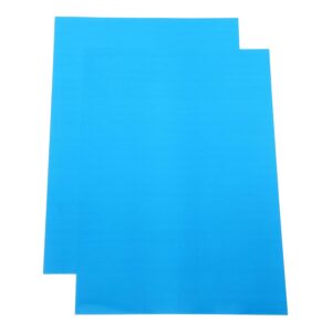 YARNOW 2x Blaue Aluminiumplatten 30x21cm zum Gravieren