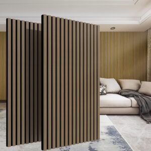 AMIGO Akustikpaneele Holzoptik 2x120x60cm – Schallschutz & Wandverkleidung
