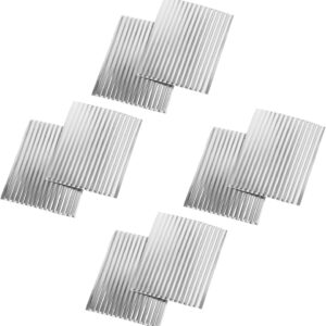 MAGICLULU 8 Wellaluminium Dachplatten für Miniaturhäuser