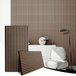 AKK-STAR Akustikpaneele 2er-Set Holzoptik 120x60cm