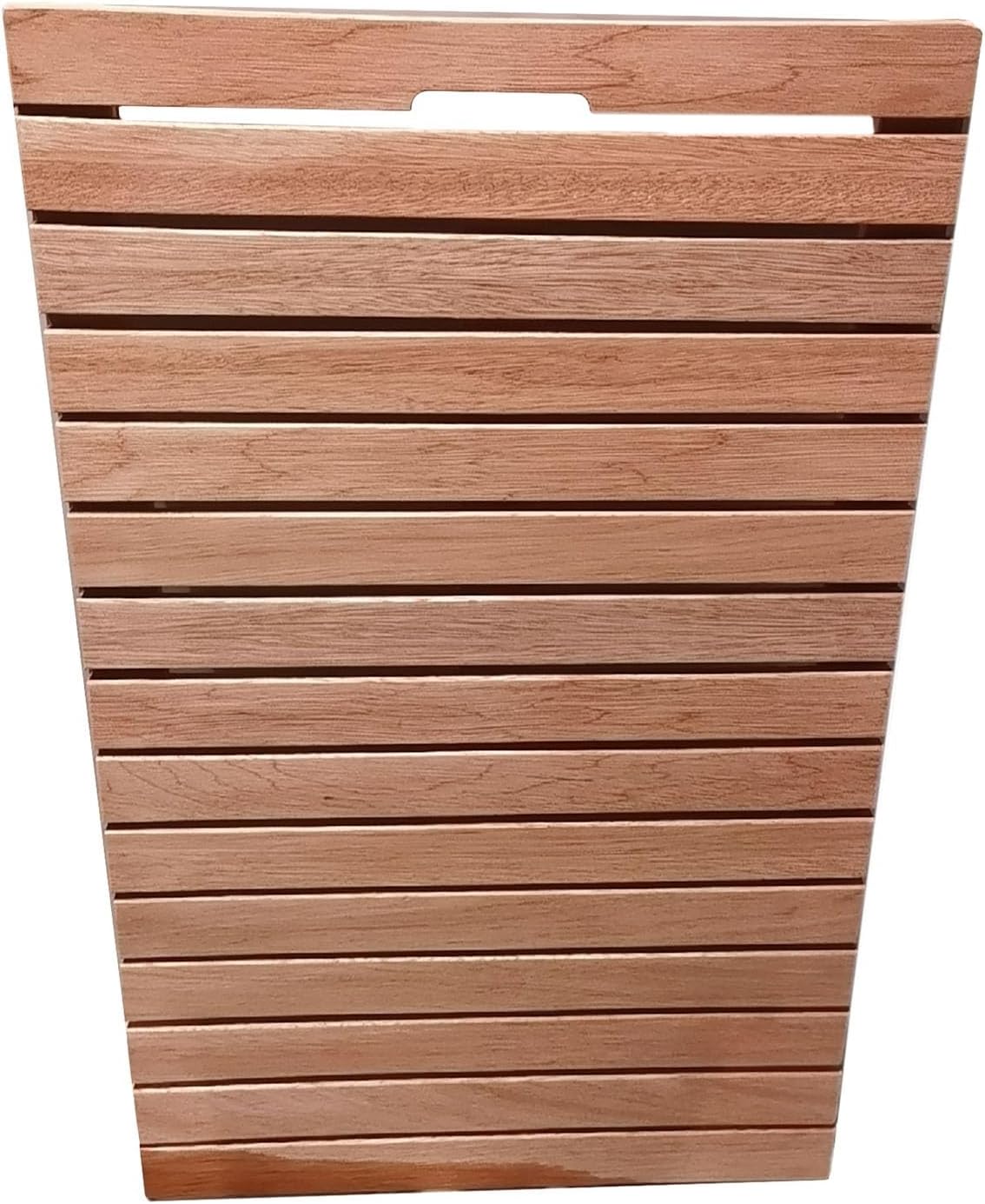 Minimalistische Holz-Duschmatte rutschfest für innen & außen