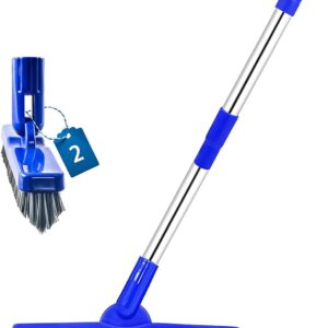 ITTAHO Fugenbürste 2er-Pack mit Teleskopgriff