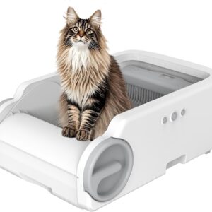 Intelligente 3-teilige Katzentoilette, weiß