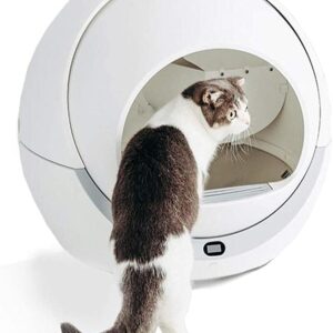 Automatische Katzentoilette mit Spritzschutz, geräuscharm