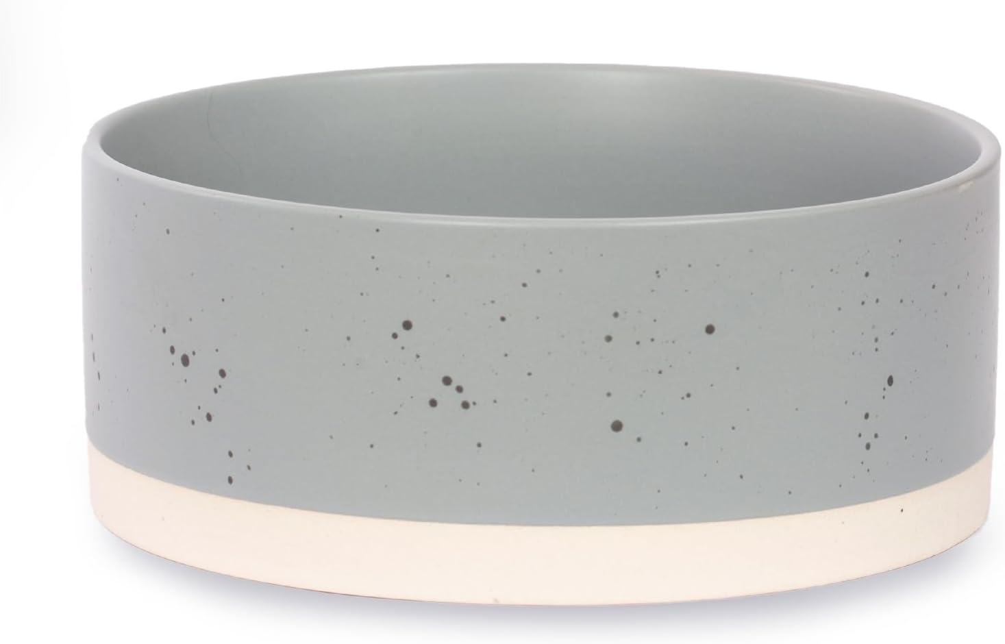 Welloyed Oslo Keramik-Hundenapf 20,3 cm, Grau