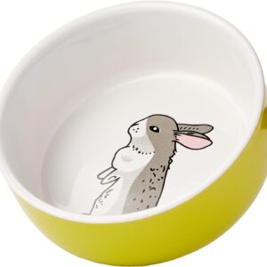 Nobby Keramik-Napf Rabbit, 11 cm, grün/weiß