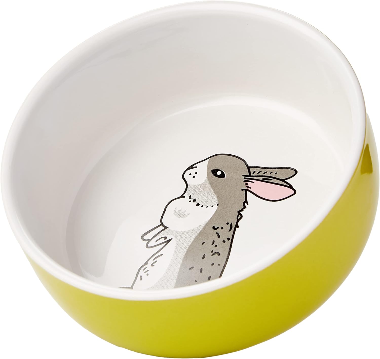 Nobby Keramik-Napf Rabbit, 11 cm, grün/weiß