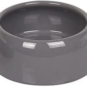 Nobby Keramik-Futtertrog, 250 ml, grau