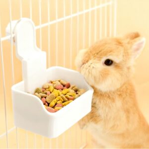 Hängende Futter- & Wasserschüssel, 2-in-1 für Kleintiere