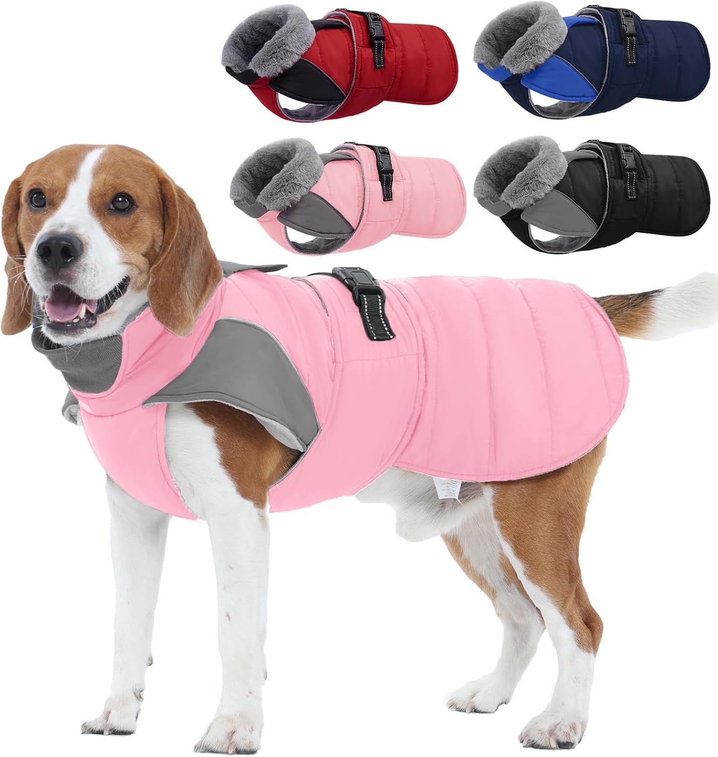 Nanaki Hundemantel Winter – wasserdicht & reflektierend