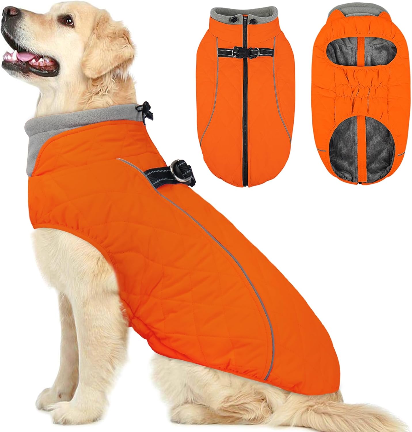 QBLEEV Hundemantel XXL – wasserdicht, isoliert & reflektierend