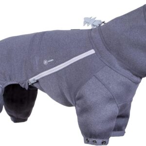 Hurtta Midlayer Overall für Hunde, schwarz, Größe 65M