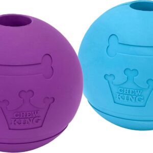 Chew King Hundespielzeug Naturkautschuk 2er-Set