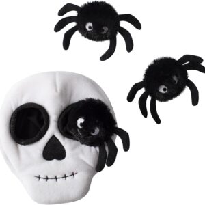 Fringe Studio Totenkopf-Spielzeugset mit Spinnen für Hunde