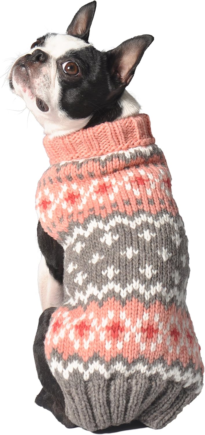 Chilly Dog Fairisle Hundepullover für 18–28 lbs