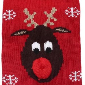 Hunde-Pullover mit Hirsch-Design – Wintermode für Ihren Hund