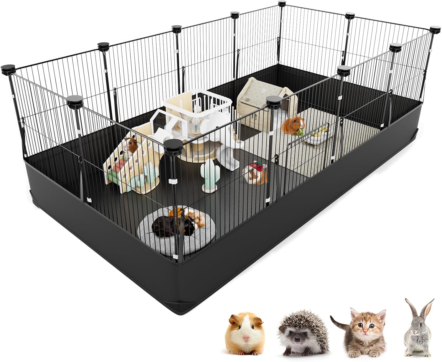 Aystkniet Kleintiergehege 122x60x40cm – wasserdicht & sicher