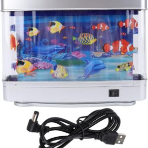 Lebensechtes Aquarium-Fisch-Nachtlicht mit USB