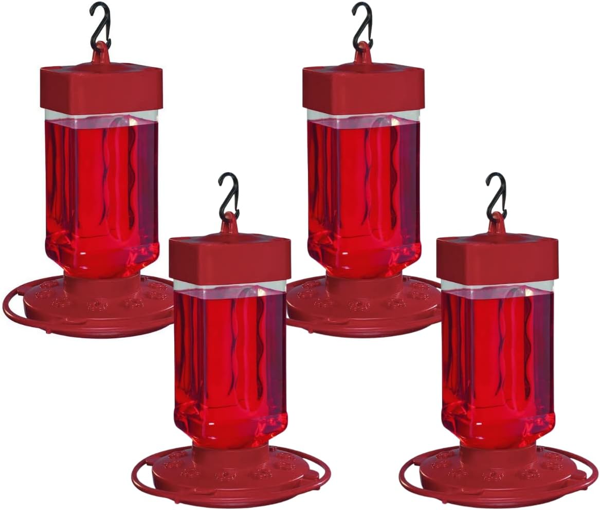 Kolibri-Futterspender 4er-Set, Kunststoff