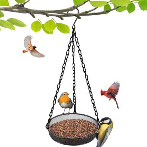 Trieez Vogelfutterspender Metall – Hängend für Garten & Balkon