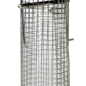 dobar® Vogelfuttersäule Metall – Kompakt & wetterfest für Nüsse
