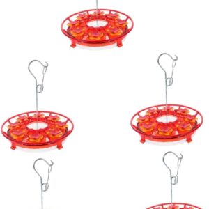 MILISTEN 5er-Set Vogelfutterspender rot für Garten & Balkon