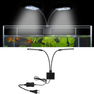 SENZEAL X7 LED Aquariumlampe 2 Köpfe 1600LM 8-15 Zoll