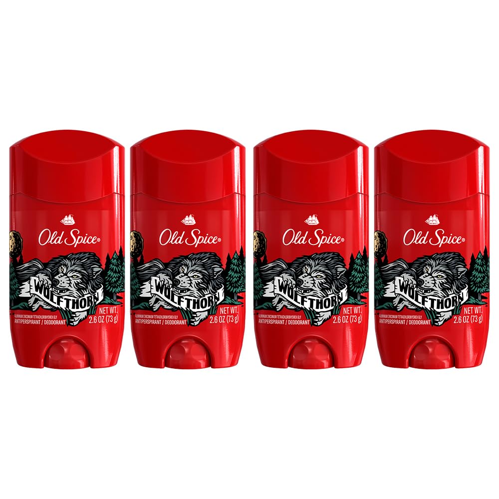 Old Spice Wildsammlung Wolfthorn Männer Deo-Spray 4er-Pack