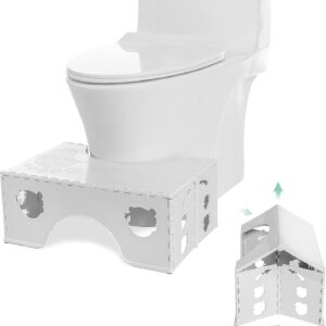 Toilettenhocker klappbar weiß – platzsparend & ergonomisch