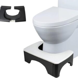 EASACE Klappbarer Toilettenhocker – Faltbar & Belastbar