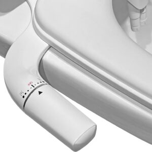 WITHLENT Bidet-Aufsatz für Toilette – Doppel-Düse, Weiß