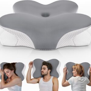 Ergonomisches Nackenkissen, Memory Foam, für alle Schlafpositionen