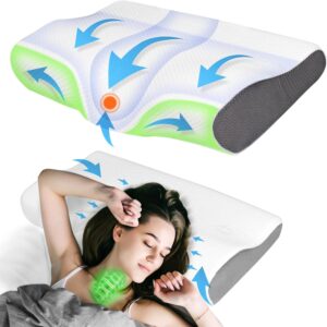PHYSEN Orthopädisches Nackenkissen, Memory Foam, 62x34x11 cm