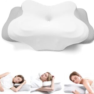 DROMEZ Nackenstützkissen orthopädisch, 62x37 cm Memory Foam