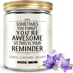 VJOLI Duftkerze Wild Bluebell Sojawachs – Geschenk & Deko