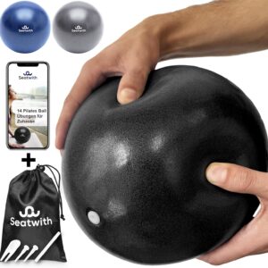 Yoga- & Pilates-Ball 23cm Set mit E-Book & Tasche