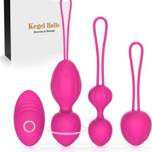 Beckenbodentrainer für Frauen mit Fernbedienung (rosa)