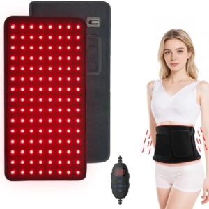 Rotlicht-Therapie-Gürtel mit 120 LEDs & Vibration | Ruioomeep