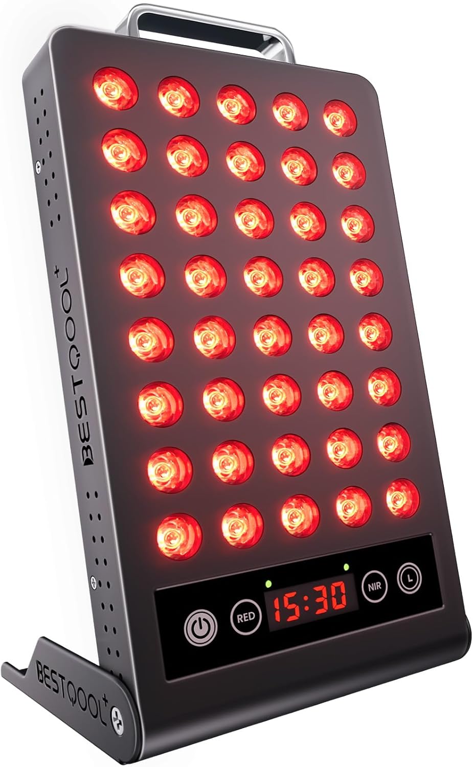 BestQool Rotlichtpanel 660 & 850 nm, 50W mit Timer