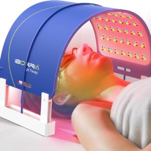 IBORRIA Rotlichttherapie-Panel, LED Blau, 48W