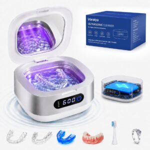 Voraiya Ultraschallreiniger – 4000mAh, IPX6 wasserdicht für Zahnspangen