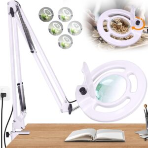 Lupe mit Licht & Klemme 2200 Lumen – dimmbar, 8 Dioptrien