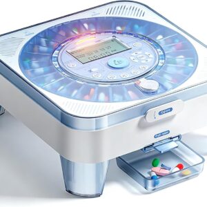 Intelligenter Pillenspender mit Alarm, 28 Fächer, seniorenfreundlich